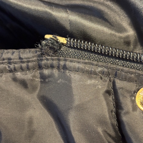 Michael Kors Women's Long‎ Puffer Coat Size small black with gold see pics* - Picture 15 of 16